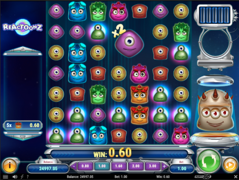 Реактунз Reactoonz официальный сайт играть онлайн.
