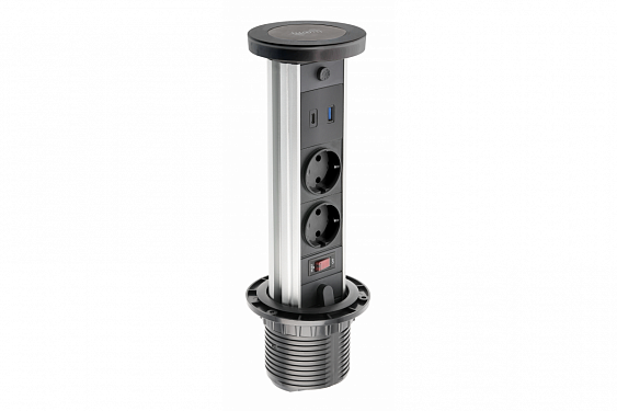 GTV ���������� ������� ������������ CAMINO, 2XSCHUKO, 1XUSB-A/5V, 1XTYPE-C/5V, ������������ �������