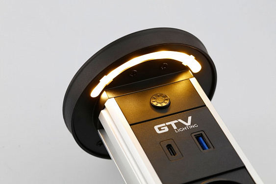 GTV ���������� ������� ������������ CAMINO, 2XSCHUKO, 1XUSB-A/5V, 1XTYPE-C/5V, ������������ �������